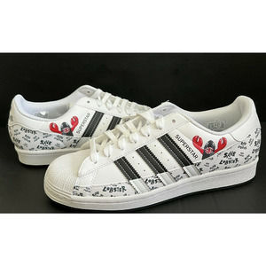 Adidas Philip Colbert x Superstar 'Save The Lobster White Men's Size 7.5 Women 9